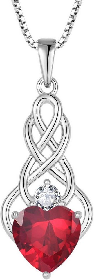 LuxusKollektion Kette und Anhänger Set Unendlichkeit Keltischer Knoten Halskette 925 Silber Geburtsstein LuxusKollektion Kette und Anhänger Set Unendlichkeit Keltischer Knoten Halskette 925 Silber Geburtsstein von LuxusKollektion