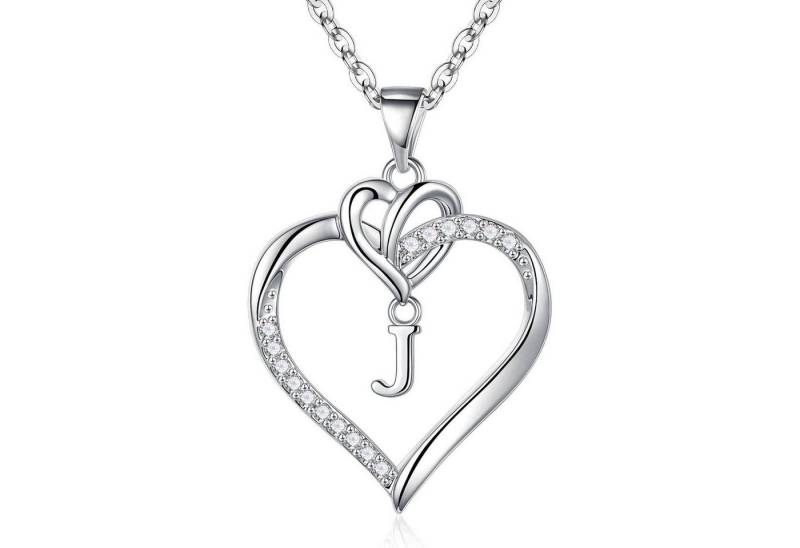 LuxusKollektion Kette und Anhänger Set Valentinstag Geschenke Herz Damen Halskette 14K Gold Zirkonia LuxusKollektion Kette und Anhänger Set Valentinstag Geschenke Herz Damen Halskette 14K Gold Zirkonia von LuxusKollektion