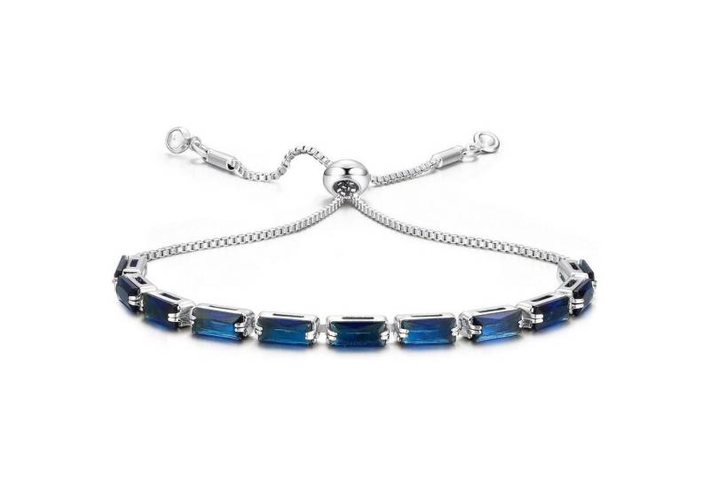 LuxusKollektion Ketten und Armband Set Armband Damen Tennis Kristall Mehrfarbig Zirkonia Geschenk Box Gold von LuxusKollektion