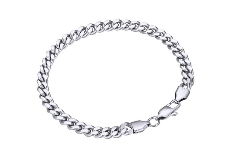 LuxusKollektion Ketten und Armband Set Armband Herren 18 Karat Vergoldet 6mm Panzerkette Cuban Armkette von LuxusKollektion