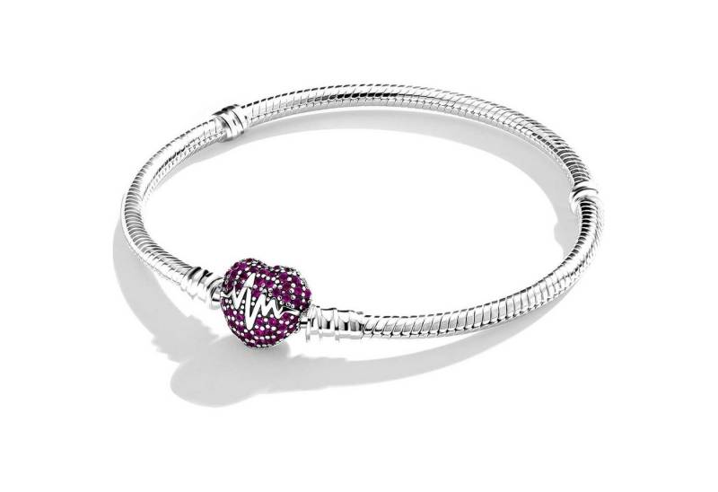 LuxusKollektion Ketten und Armband Set Armband Schlangen Kugelverschluss Damen Charm 925 Silber BR001B 20CM von LuxusKollektion