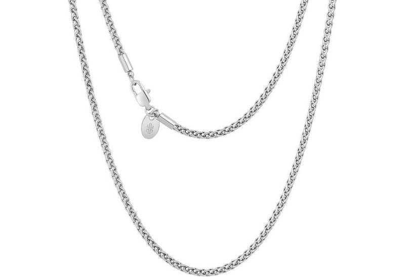 LuxusKollektion Ketten und Armband Set Goldkette Herren Silberkette 2,5/3/4mm dünn Edelstahl Weizenkette 18K von LuxusKollektion