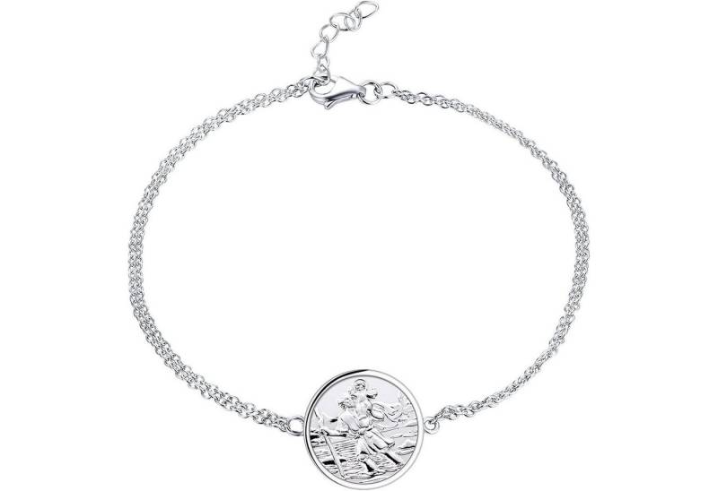 LuxusKollektion Ketten und Armband Set Heiliger Christophorus 925 Sterling Silber Armband Talisman Herren von LuxusKollektion