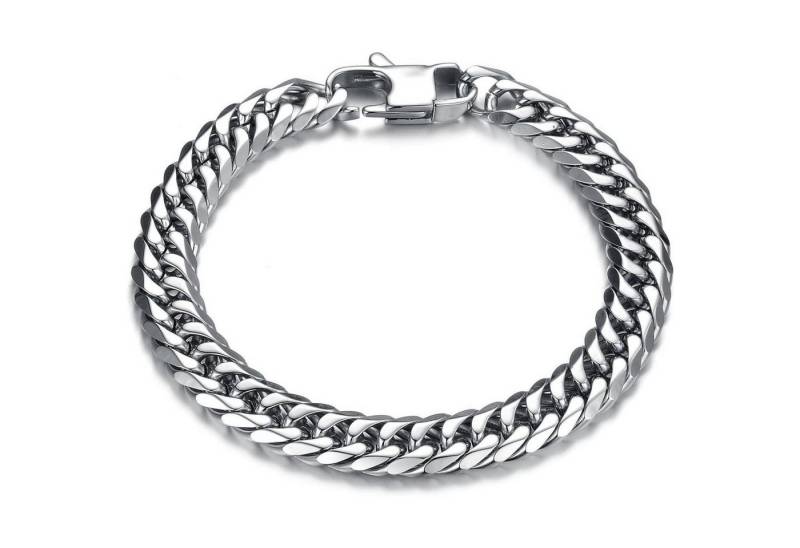 LuxusKollektion Ketten und Armband Set Herren Edelstahl Armband Hip-Hop Rock Band Armreif 21cm Silber LuxusKollektion Ketten und Armband Set Herren Edelstahl Armband Hip-Hop Rock Band Armreif 21cm Silber von LuxusKollektion