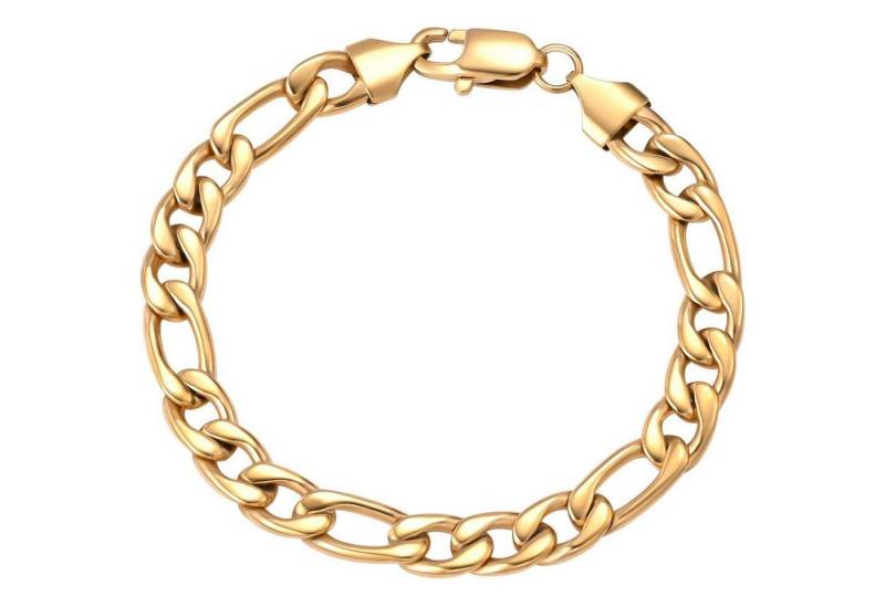 LuxusKollektion Ketten und Armband Set Herren Figaro Armband 18K Gold beschichtet Panzerkette 8mm LuxusKollektion Ketten und Armband Set Herren Figaro Armband 18K Gold beschichtet Panzerkette 8mm von LuxusKollektion