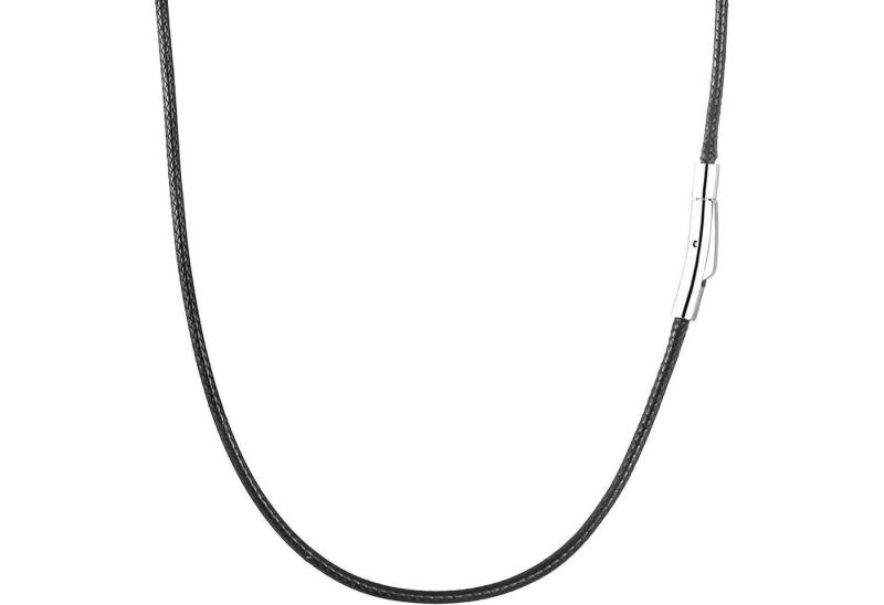 LuxusKollektion Ketten und Armband Set Lederkette Herren 2/3mm Schwarz/Braun Verschluss Halskette von LuxusKollektion