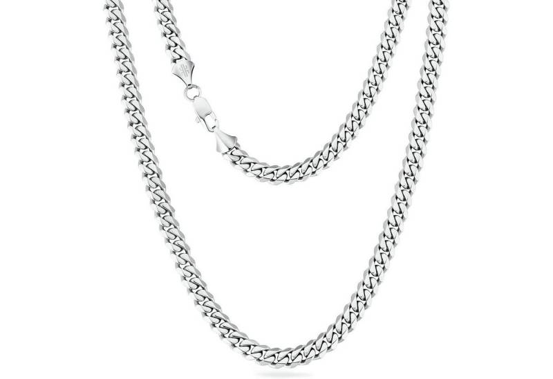 LuxusKollektion Ketten und Armband Set Männer Panzerkette 8mm Edelstahl Diamantschliff Vergoldet 61cm von LuxusKollektion