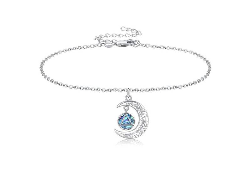 LuxusKollektion Ketten und Armband Set Nüchternheitsarmband Sterling Silber AA Erholungsgeschenk Damen von LuxusKollektion