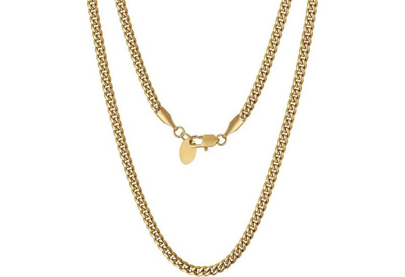 LuxusKollektion Ketten und Armband Set Panzerkette Herren Edelstahl 18K Gold Cuban Link 45.7cm 3mm LuxusKollektion Ketten und Armband Set Panzerkette Herren Edelstahl 18K Gold Cuban Link 45.7cm 3mm von LuxusKollektion