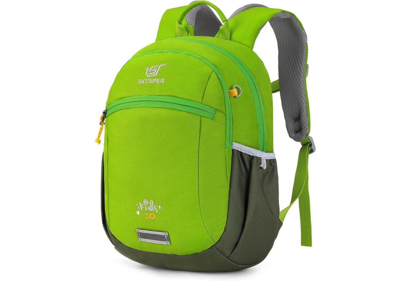 LuxusKollektion Kinderrucksack Kinderrucksack 10L Wanderrucksack Brustgurt Jungen Mädchen Apfelgrün LuxusKollektion Kinderrucksack Kinderrucksack 10L Wanderrucksack Brustgurt Jungen Mädchen Apfelgrün von LuxusKollektion