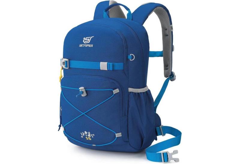 LuxusKollektion Kinderrucksack Kinderrucksack 15L Wanderrucksack Kinder Wandern Outdoor Blau von LuxusKollektion
