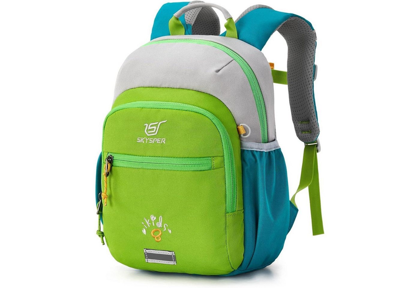 LuxusKollektion Kinderrucksack Kinderrucksack 8L Wanderrucksack Brustgurt Jungen Mädchen S Apfelgrün LuxusKollektion Kinderrucksack Kinderrucksack 8L Wanderrucksack Brustgurt Jungen Mädchen S Apfelgrün von LuxusKollektion