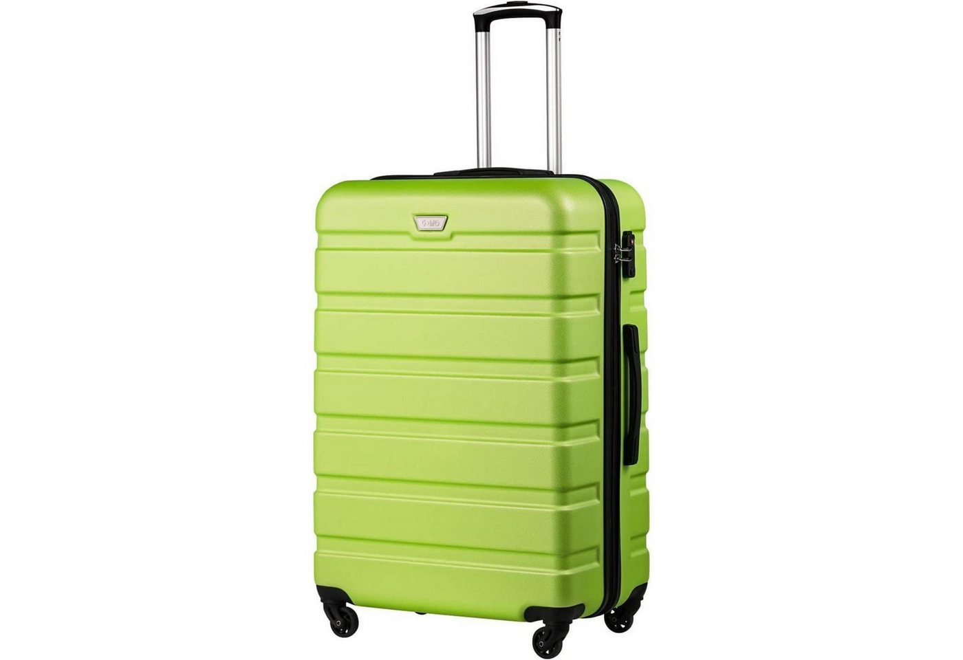 LuxusKollektion Kofferset Hartschalenkoffer Trolley Handgepäck TSA Großer Koffer Apfelgrün von LuxusKollektion