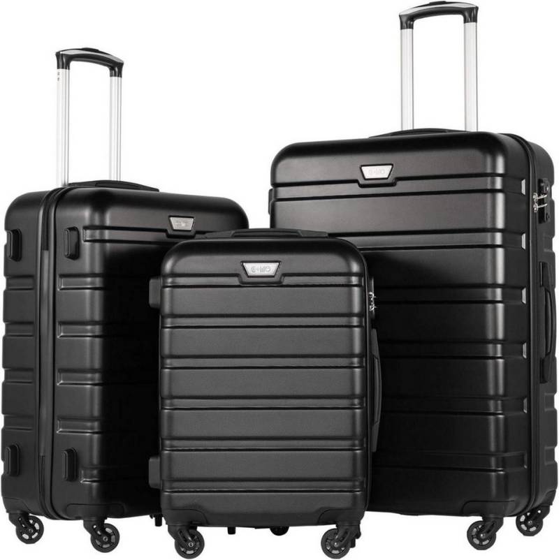 LuxusKollektion Kofferset Hartschalenkoffer Trolley Kofferset Handgepäck mit TSA-Schloss in von LuxusKollektion