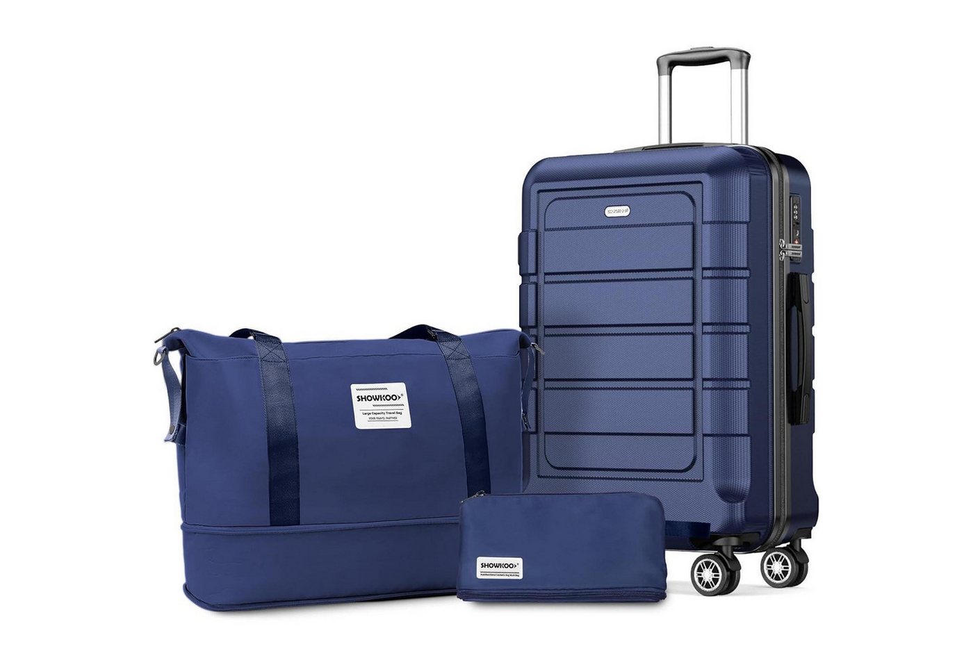 LuxusKollektion Kofferset Koffer Klein Hartschale Leicht Reisekoffer Handgepäck TSA 4 Rollen M von LuxusKollektion