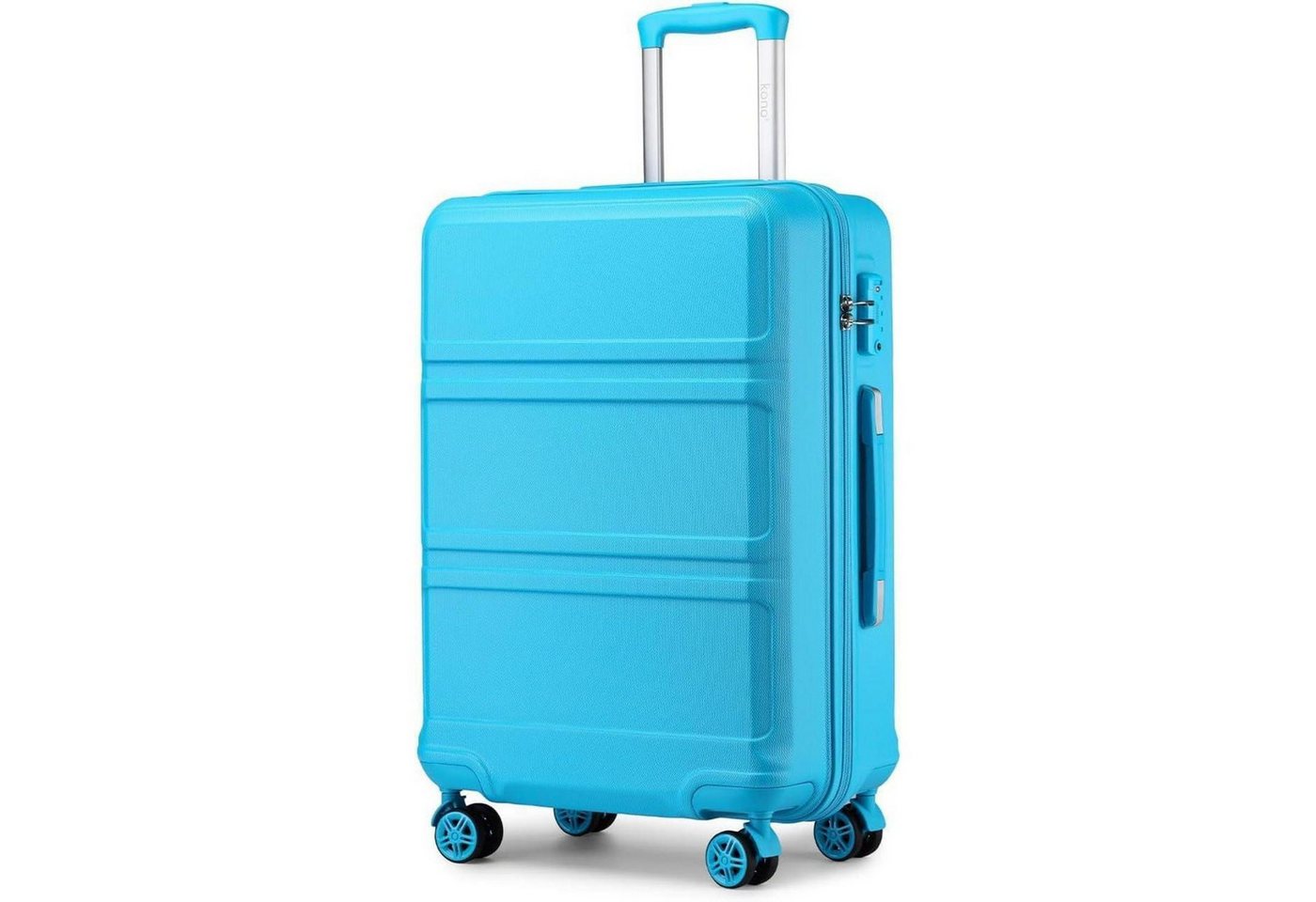 LuxusKollektion Kofferset Koffer Trolley Reisekoffer XL (74cm) Blau von LuxusKollektion