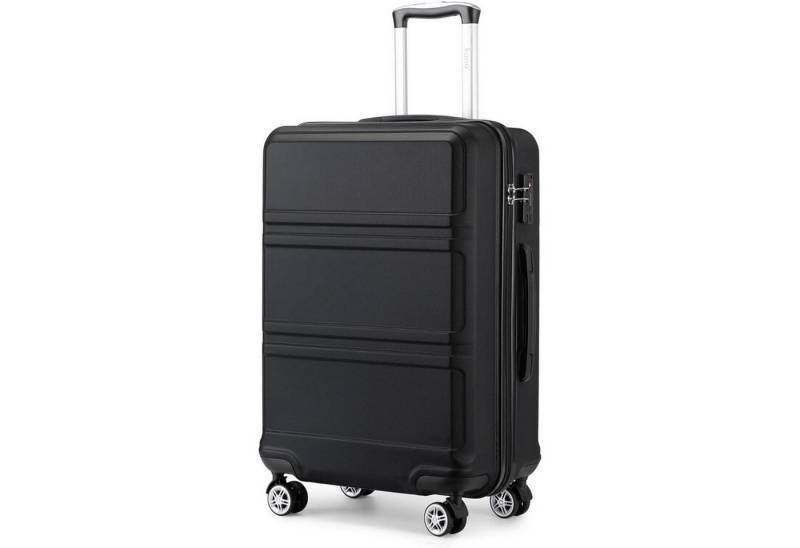 LuxusKollektion Kofferset Koffer Trolley Reisekoffer XL (74cm) Schwarz von LuxusKollektion
