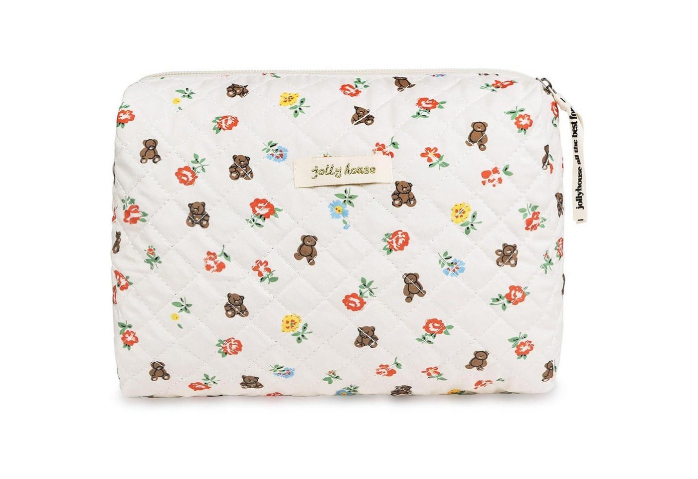 LuxusKollektion Kosmetiktasche Aucuu Reise Kosmetiktasche Damen Baumwolle Blumenmuster von LuxusKollektion