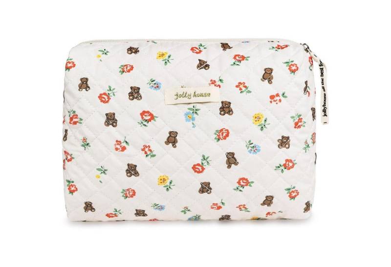 LuxusKollektion Kosmetiktasche Aucuu Reise Kosmetiktasche Damen Baumwolle Blumenmuster von LuxusKollektion