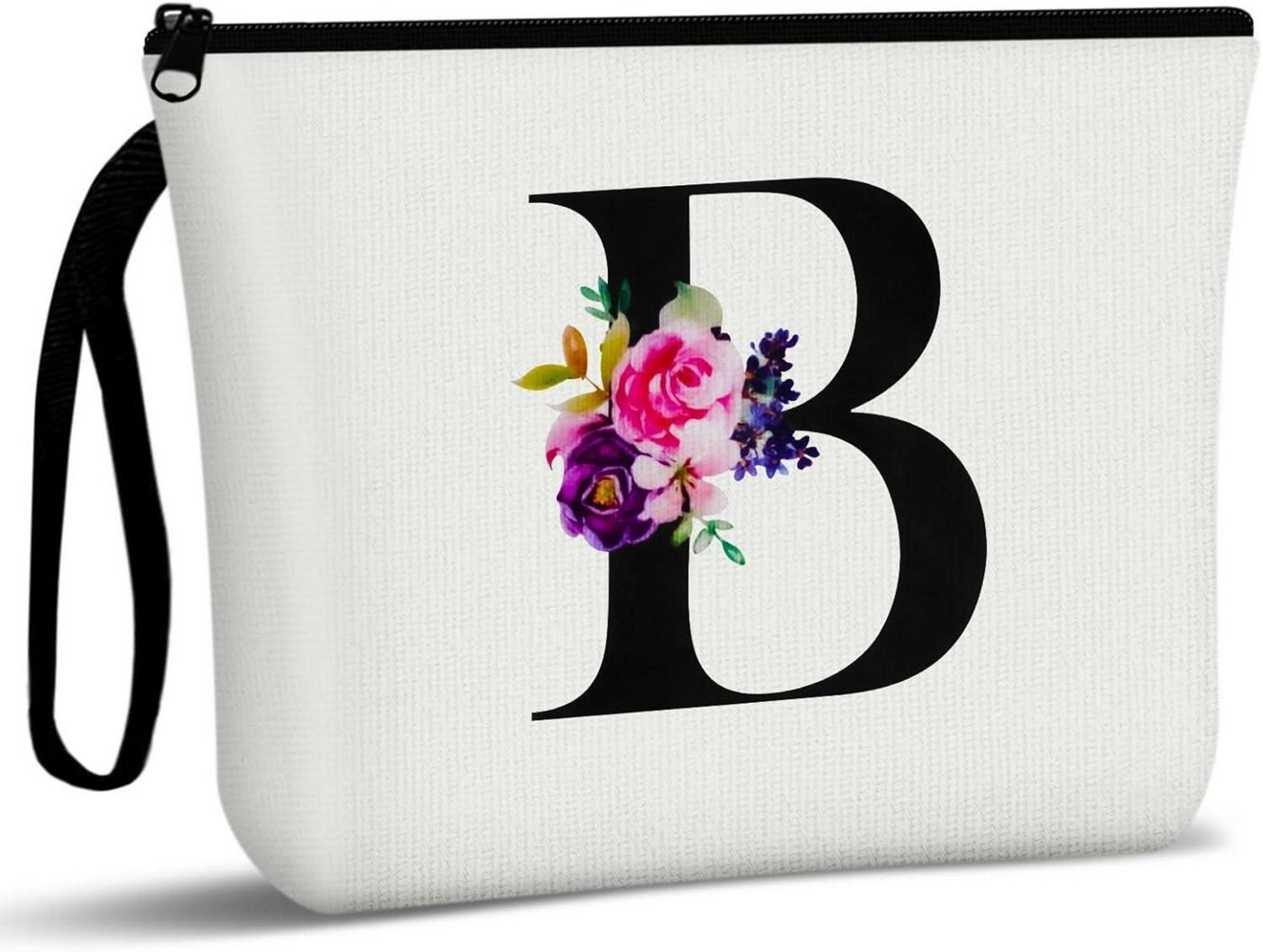 LuxusKollektion Kosmetiktasche Canvas-Kosmetiktasche Damen Regenbogenmuster Groß Kapazität von LuxusKollektion