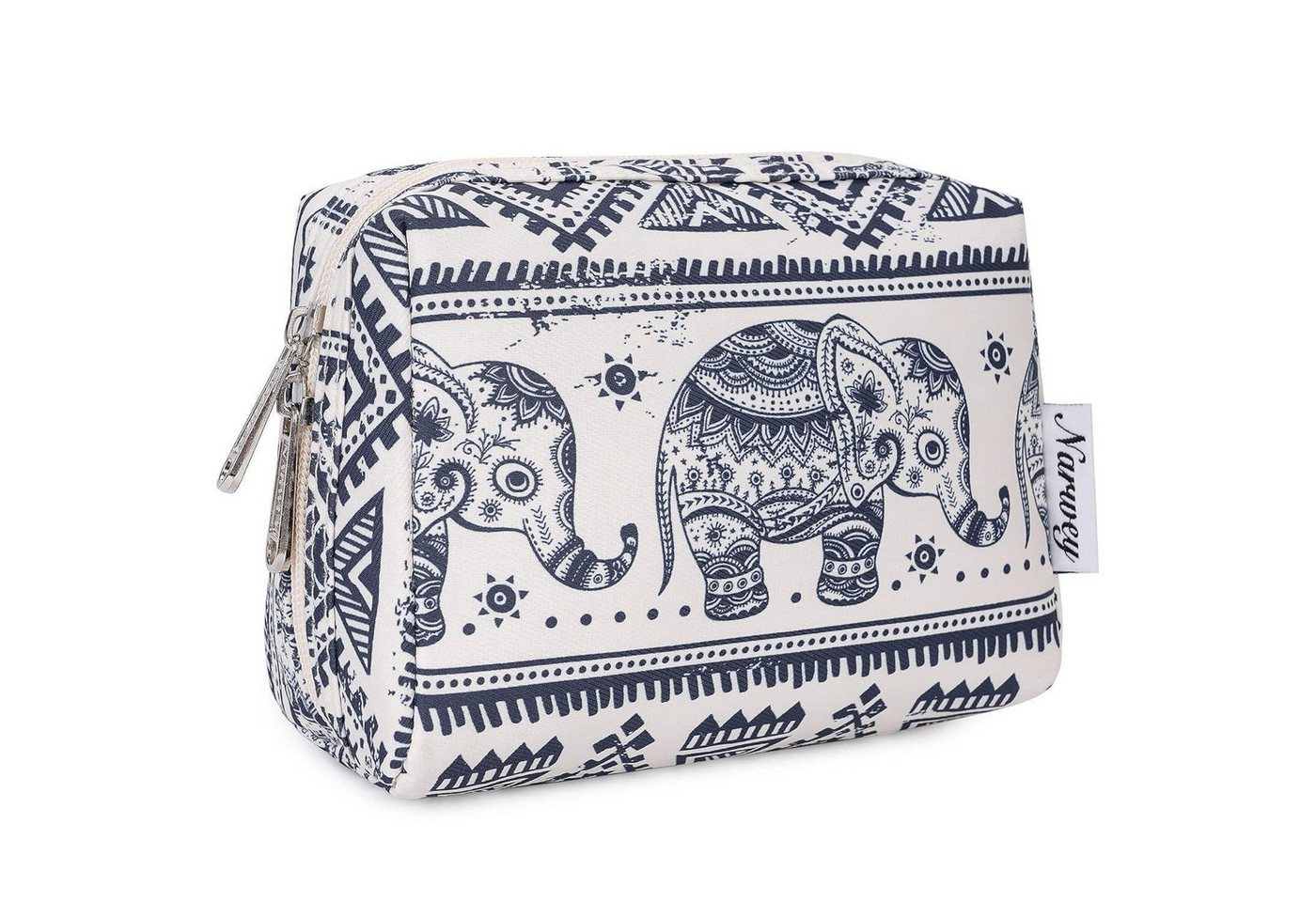 LuxusKollektion Kosmetiktasche Großer Kulturbeutel Damen Schminktasche Kosmetiktasche Elefant Größe von LuxusKollektion