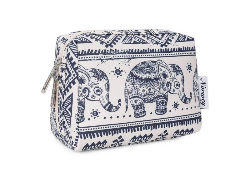 LuxusKollektion Kosmetiktasche Großer Kulturbeutel Damen Schminktasche Kosmetiktasche Elefant Größe von LuxusKollektion