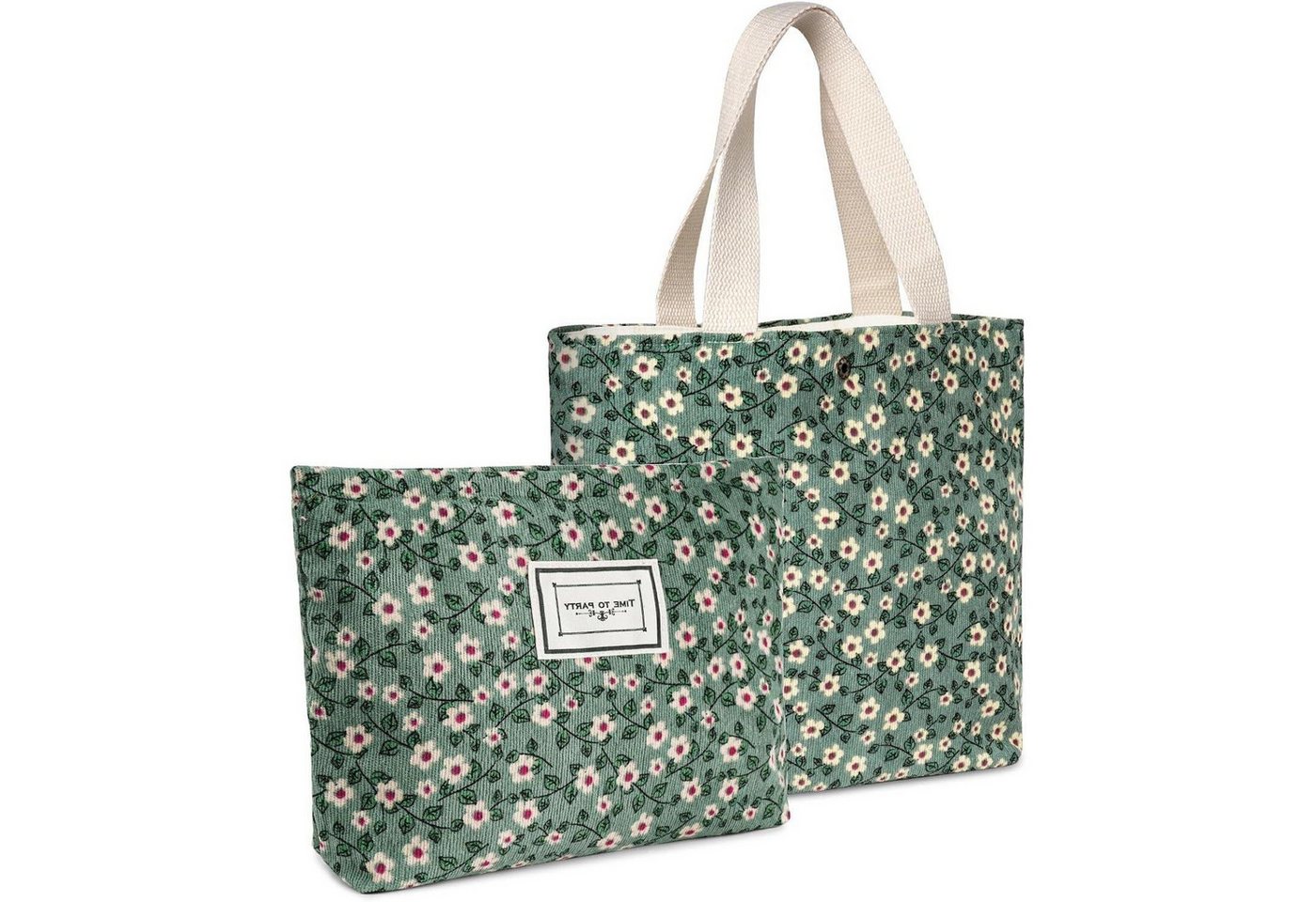 LuxusKollektion Kosmetiktasche Kosmetiktasche Cord multifunktional Reise Gün groß Klein 2pc von LuxusKollektion