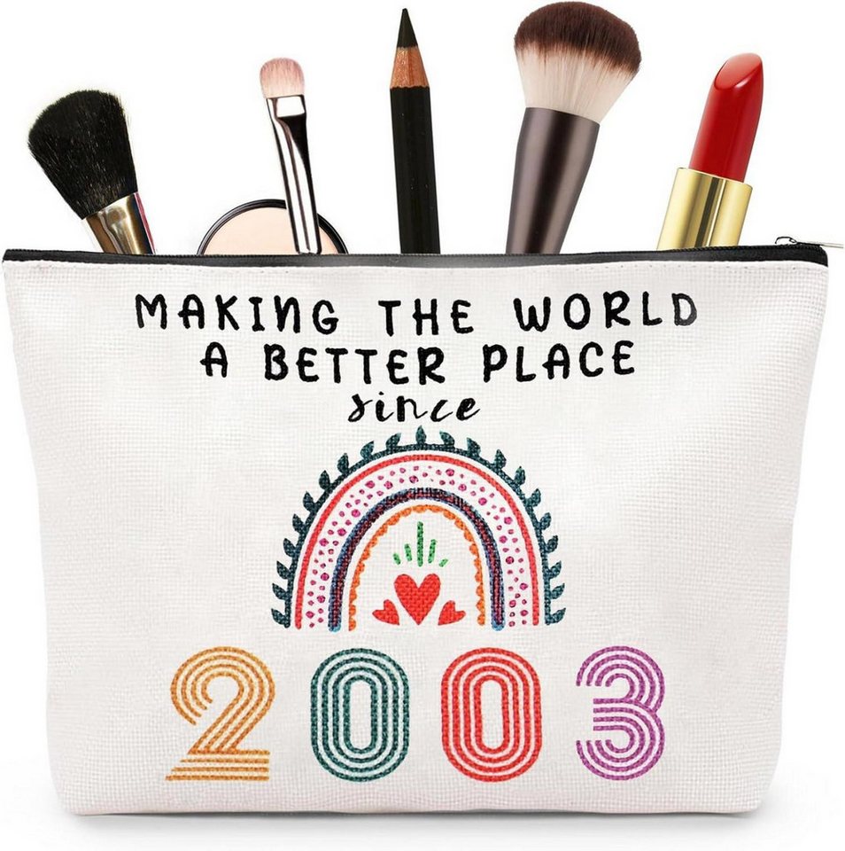 LuxusKollektion Kosmetiktasche Kosmetiktasche Damen 22 Geburtstag Makeup Bag Tragbare Geschenke für von LuxusKollektion