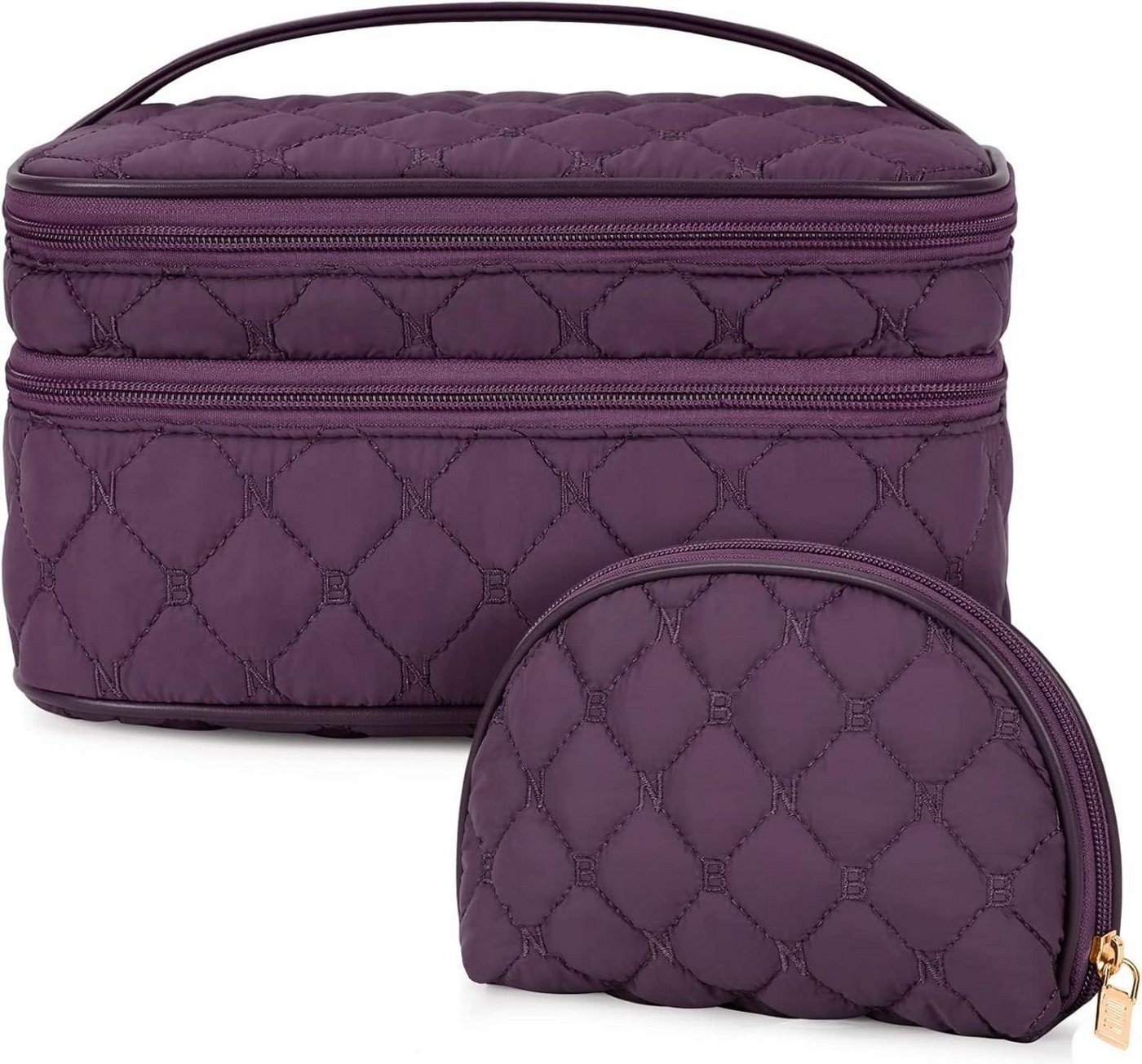 LuxusKollektion Kosmetiktasche Kosmetiktasche Damen Doppelschicht Groß wasserdicht Reise von LuxusKollektion