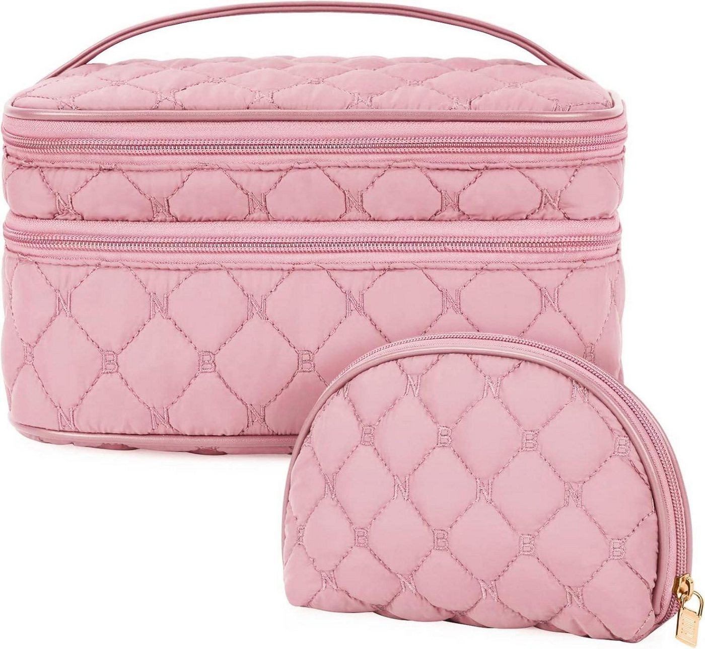 LuxusKollektion Kosmetiktasche Kosmetiktasche Damen Doppelschicht Groß wasserdicht Reise von LuxusKollektion
