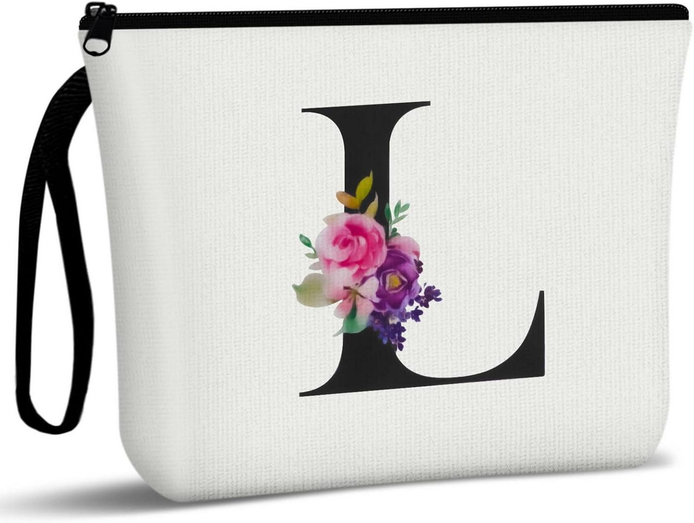 LuxusKollektion Kosmetiktasche Kosmetiktasche Damen Leinwand Groß Kapazität Make-up-Tasche von LuxusKollektion