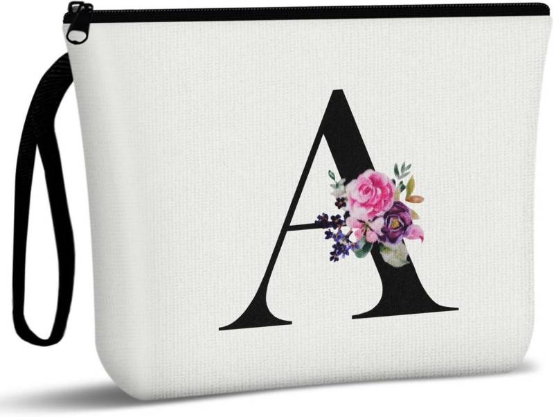 LuxusKollektion Kosmetiktasche Kosmetiktasche Damen Leinwand Make-up Organizer Groß Kapazität von LuxusKollektion