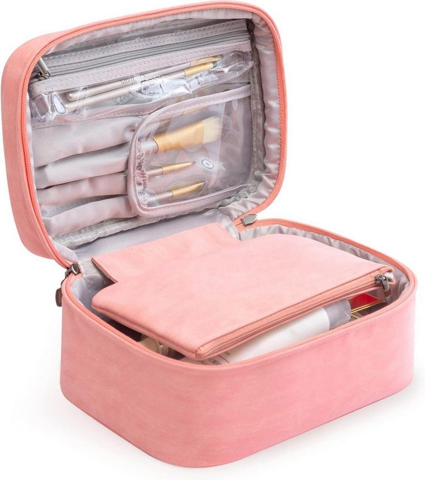 LuxusKollektion Kosmetiktasche Kosmetiktasche Damen wasserdicht Groß Make-up Tasche Reise von LuxusKollektion