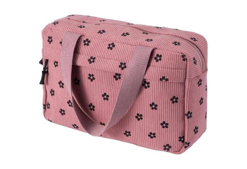 LuxusKollektion Kosmetiktasche Kosmetiktasche Kulturtasche Makeup Cord Reise Damen Pink-c von LuxusKollektion