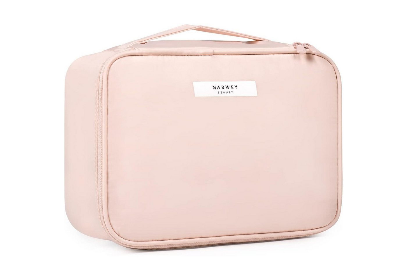 LuxusKollektion Kosmetiktasche Kosmetiktasche Reise Kulturtasche Schminktasche Damen A Sanftes Rosa von LuxusKollektion