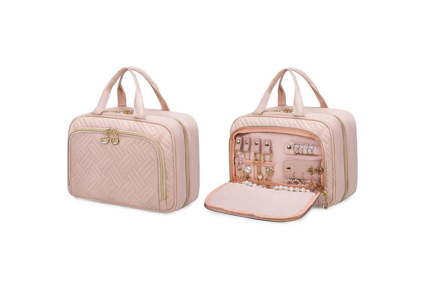 LuxusKollektion Kosmetiktasche Kulturtasche Damen wasserdicht zum Aufhängen mit transparentem von LuxusKollektion