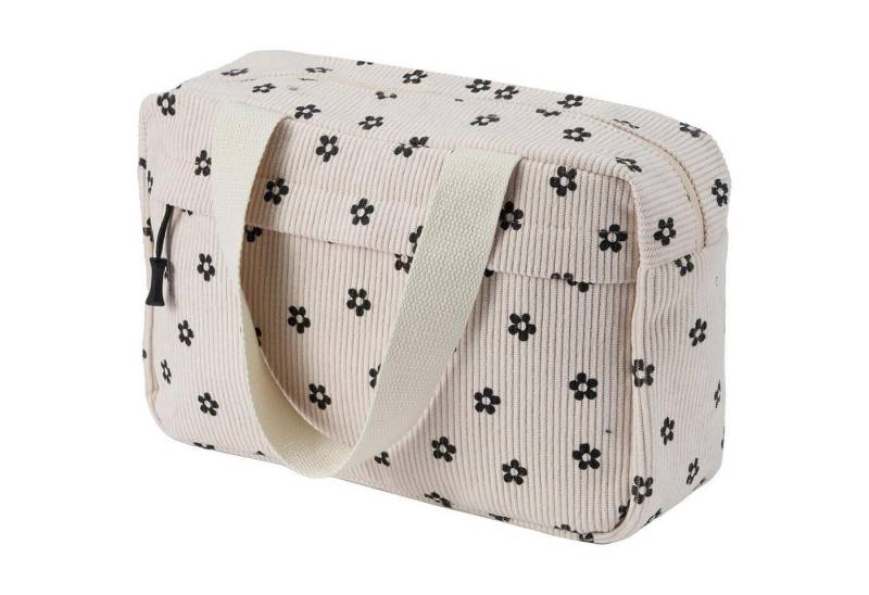 LuxusKollektion Kosmetiktasche Kulturtasche Kosmetiktasche Cord Damen Makeup Reise Mädchen Beige-c von LuxusKollektion