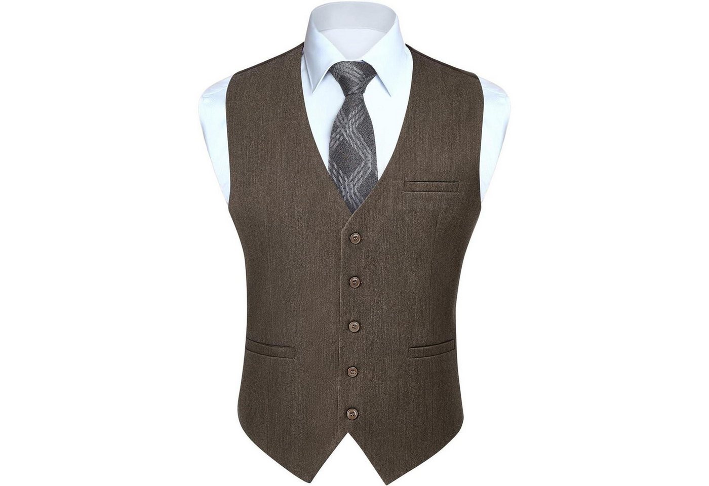 LuxusKollektion Krawatte Anzugweste Herren Baumwolle V Ausschnitt Hochzeit Retro XL Braun 2 LuxusKollektion Krawatte Anzugweste Herren Baumwolle V Ausschnitt Hochzeit Retro XL Braun 2 von LuxusKollektion
