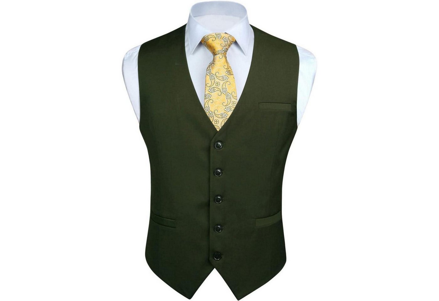 LuxusKollektion Krawatte Anzugweste Herren Hochzeit Business Taschen 4XL Grün von LuxusKollektion