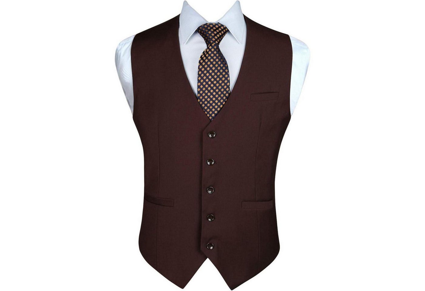 LuxusKollektion Krawatte Anzugweste Herren Hochzeit Business Taschen XL Braun LuxusKollektion Krawatte Anzugweste Herren Hochzeit Business Taschen XL Braun von LuxusKollektion