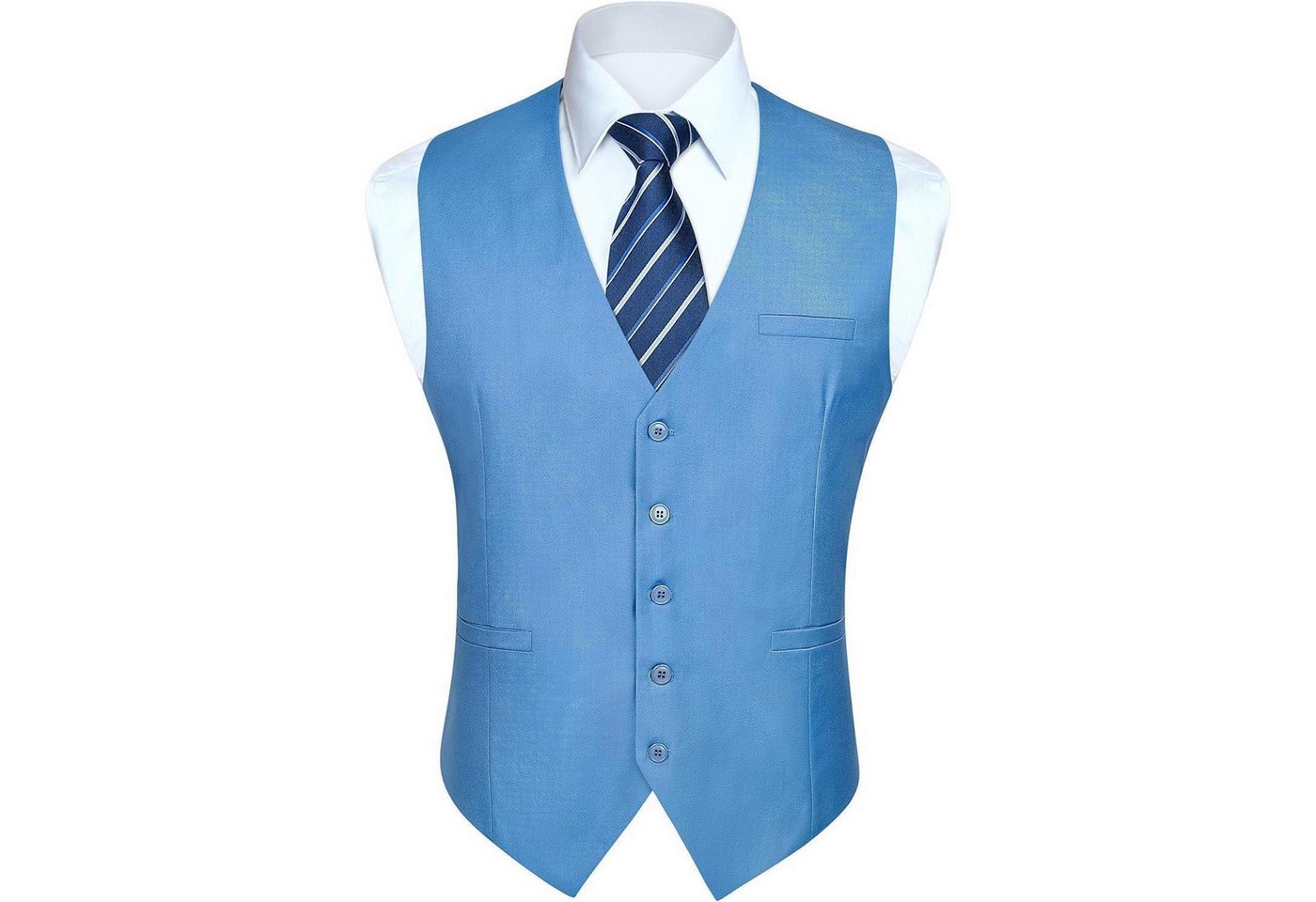 LuxusKollektion Krawatte Anzugweste Herren Hochzeit Business Taschen XS 4XL 3XL Blau-1 LuxusKollektion Krawatte Anzugweste Herren Hochzeit Business Taschen XS 4XL 3XL Blau-1 von LuxusKollektion