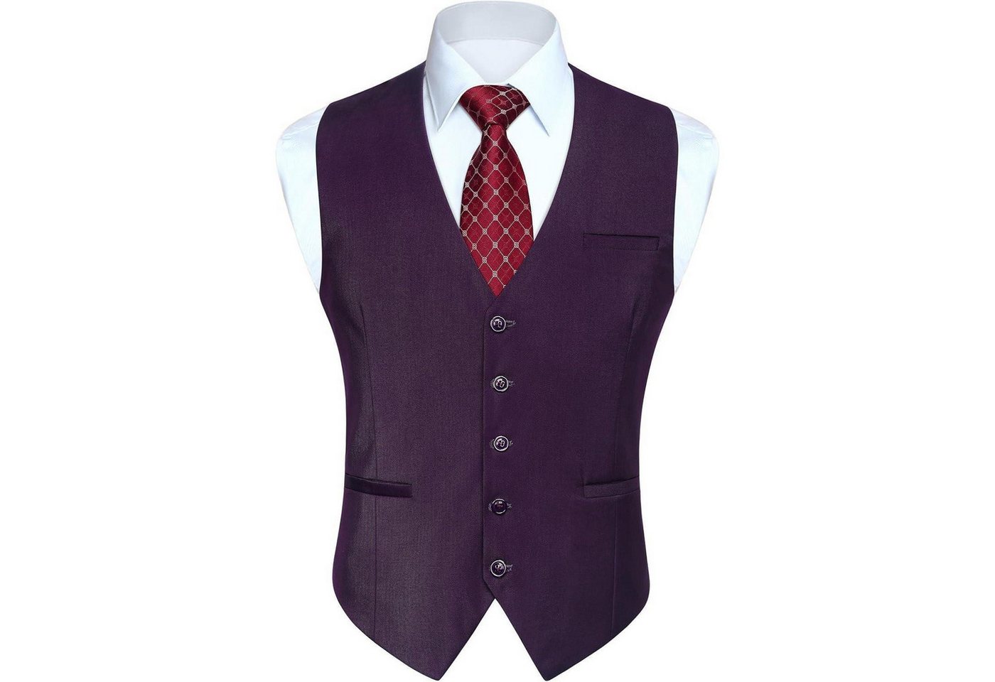 LuxusKollektion Krawatte Anzugweste Herren Hochzeit Business Taschen XS 4XL XL Violett LuxusKollektion Krawatte Anzugweste Herren Hochzeit Business Taschen XS 4XL XL Violett von LuxusKollektion
