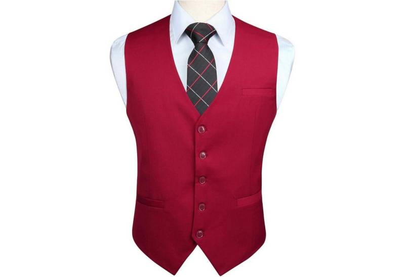 LuxusKollektion Krawatte Anzugweste Herren Hochzeit Business Taschen XS Burgund LuxusKollektion Krawatte Anzugweste Herren Hochzeit Business Taschen XS Burgund von LuxusKollektion