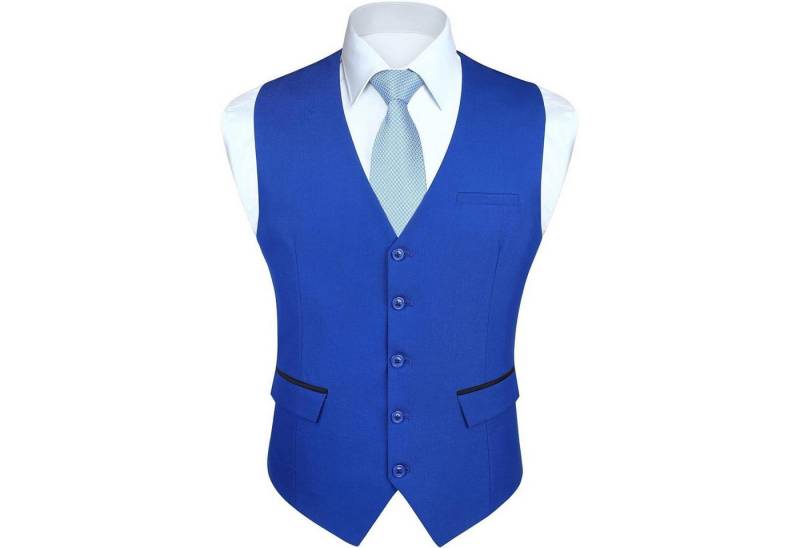 LuxusKollektion Krawatte Anzugweste Herren Hochzeit Businessweste Smoking Taschen Blau 4XL LuxusKollektion Krawatte Anzugweste Herren Hochzeit Businessweste Smoking Taschen Blau 4XL von LuxusKollektion