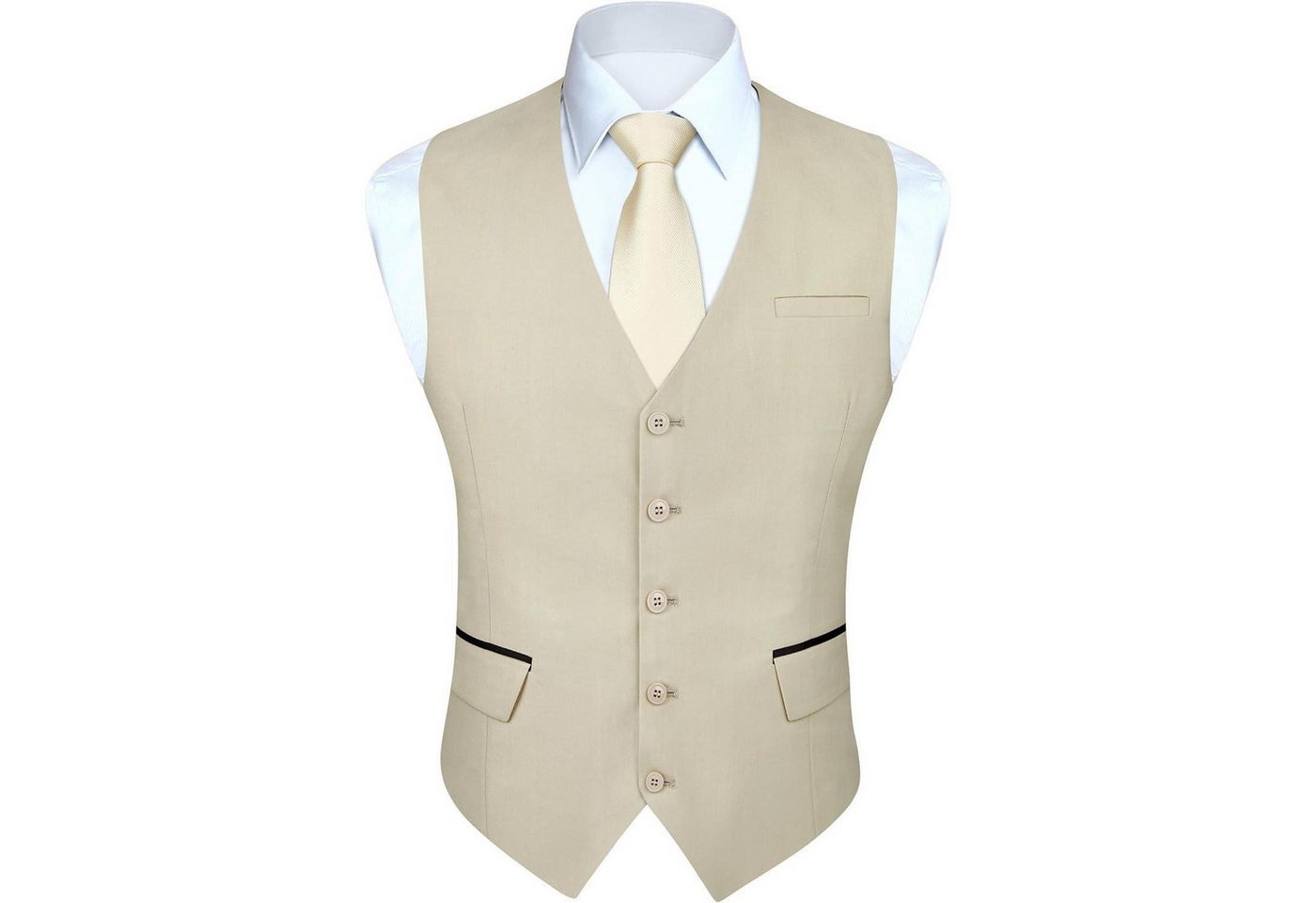 LuxusKollektion Krawatte Anzugweste Herren Hochzeit Businessweste Smoking Taschen Champagne S LuxusKollektion Krawatte Anzugweste Herren Hochzeit Businessweste Smoking Taschen Champagne S von LuxusKollektion