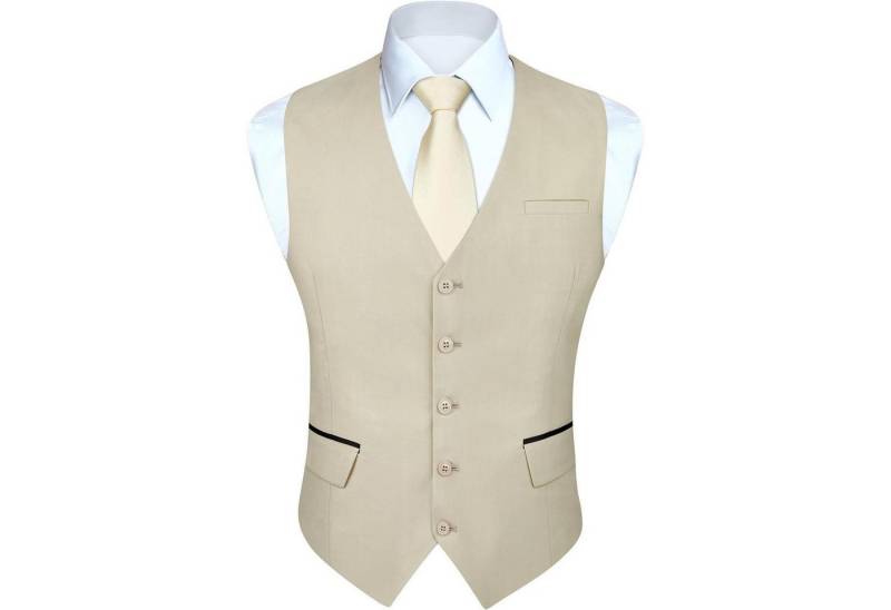 LuxusKollektion Krawatte Anzugweste Herren Hochzeit Businessweste Smoking Taschen Champagne S LuxusKollektion Krawatte Anzugweste Herren Hochzeit Businessweste Smoking Taschen Champagne S von LuxusKollektion