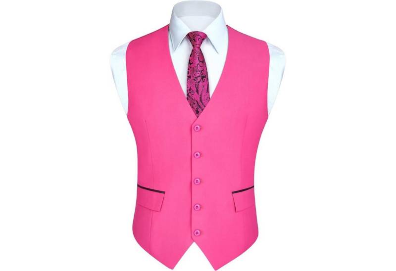 LuxusKollektion Krawatte Anzugweste Herren Hochzeit Smoking Businessweste Taschen Rosa 4XL LuxusKollektion Krawatte Anzugweste Herren Hochzeit Smoking Businessweste Taschen Rosa 4XL von LuxusKollektion