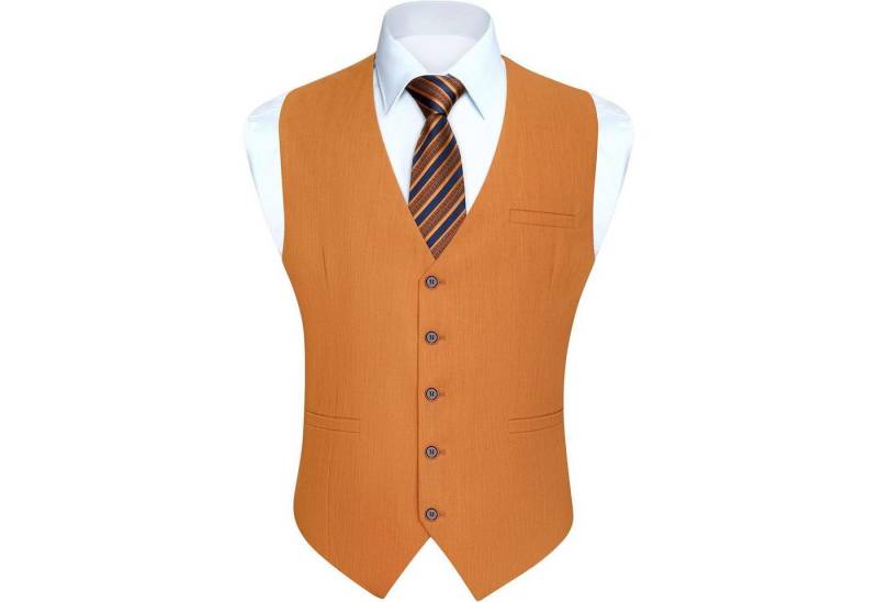 LuxusKollektion Krawatte Anzugweste Herren V Ausschnitt Baumwolle Hochzeit Business XXL Orange LuxusKollektion Krawatte Anzugweste Herren V Ausschnitt Baumwolle Hochzeit Business XXL Orange von LuxusKollektion