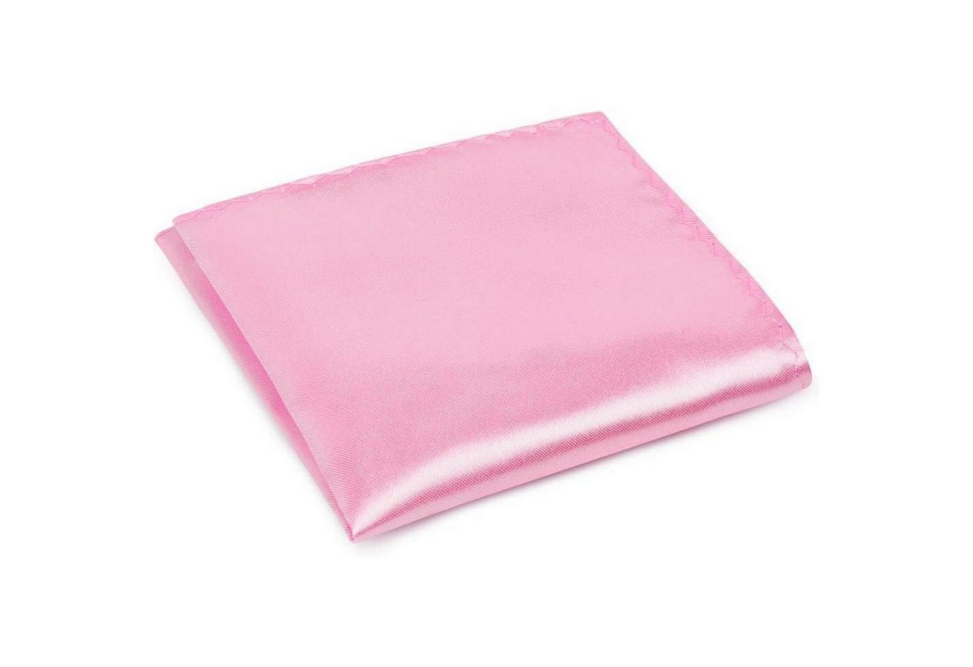 LuxusKollektion Krawatte Einstecktuch Herren Einfarbig Vorgefaltet Halter #A-22 X 22 Cm (Rosa) von LuxusKollektion