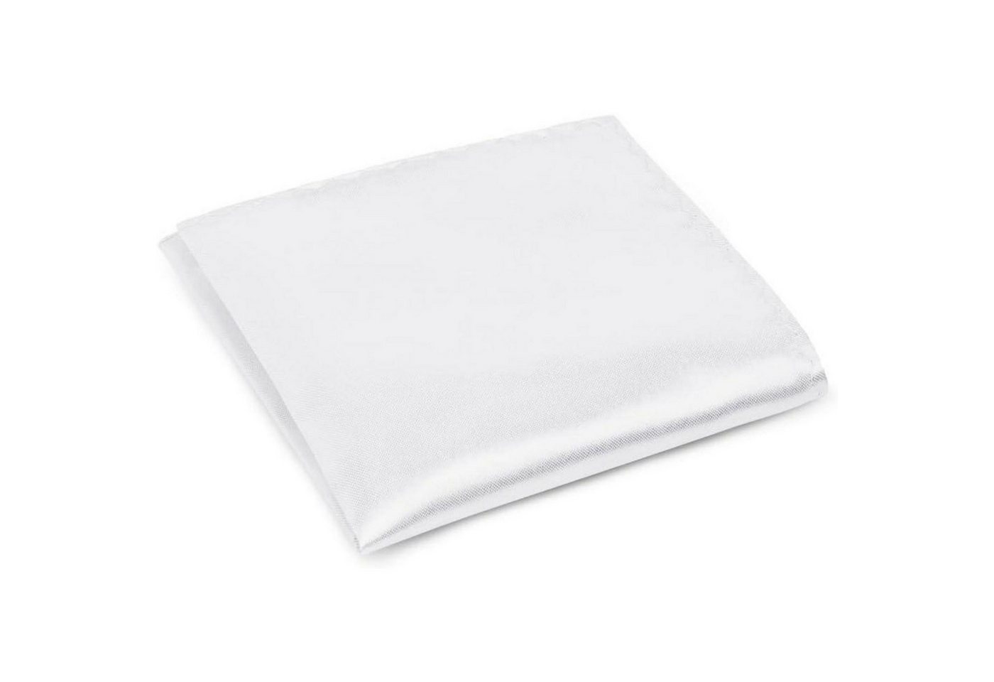 LuxusKollektion Krawatte Einstecktuch Herren Pochette Uni Halter #A-30 X 30 Cm (Weiß) von LuxusKollektion